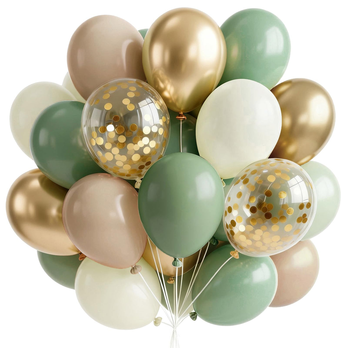 PartyWoo 65-Pack Balloons for Birthdays & Baby Showers