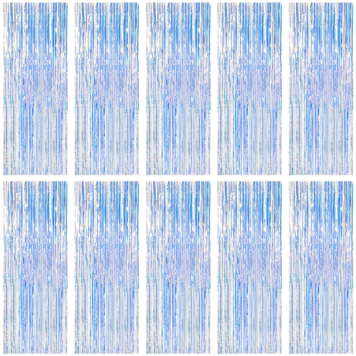 Tinsel Foil Fringe Backdrop Curtains for Party Photo Booths