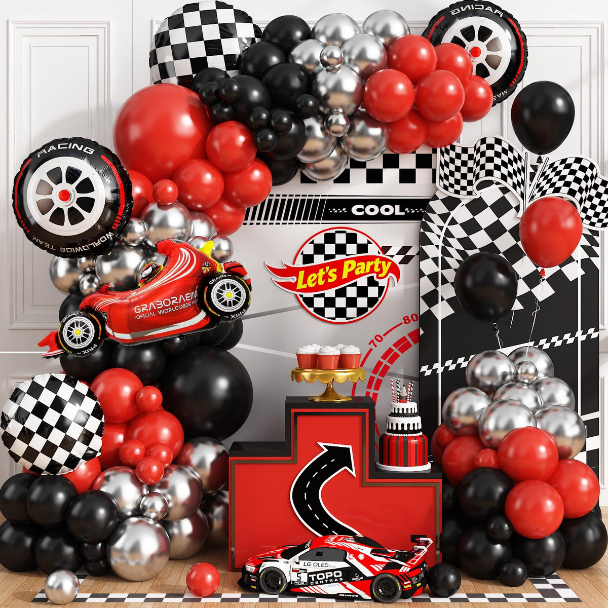 Video Game Balloon Garland Arch Kit with Controller Balloons