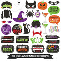 Fully Assembled Photo Booth Props & Selfie Signs for Parties