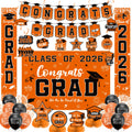 Class of 2026 Black & Gold Graduation Party Banner