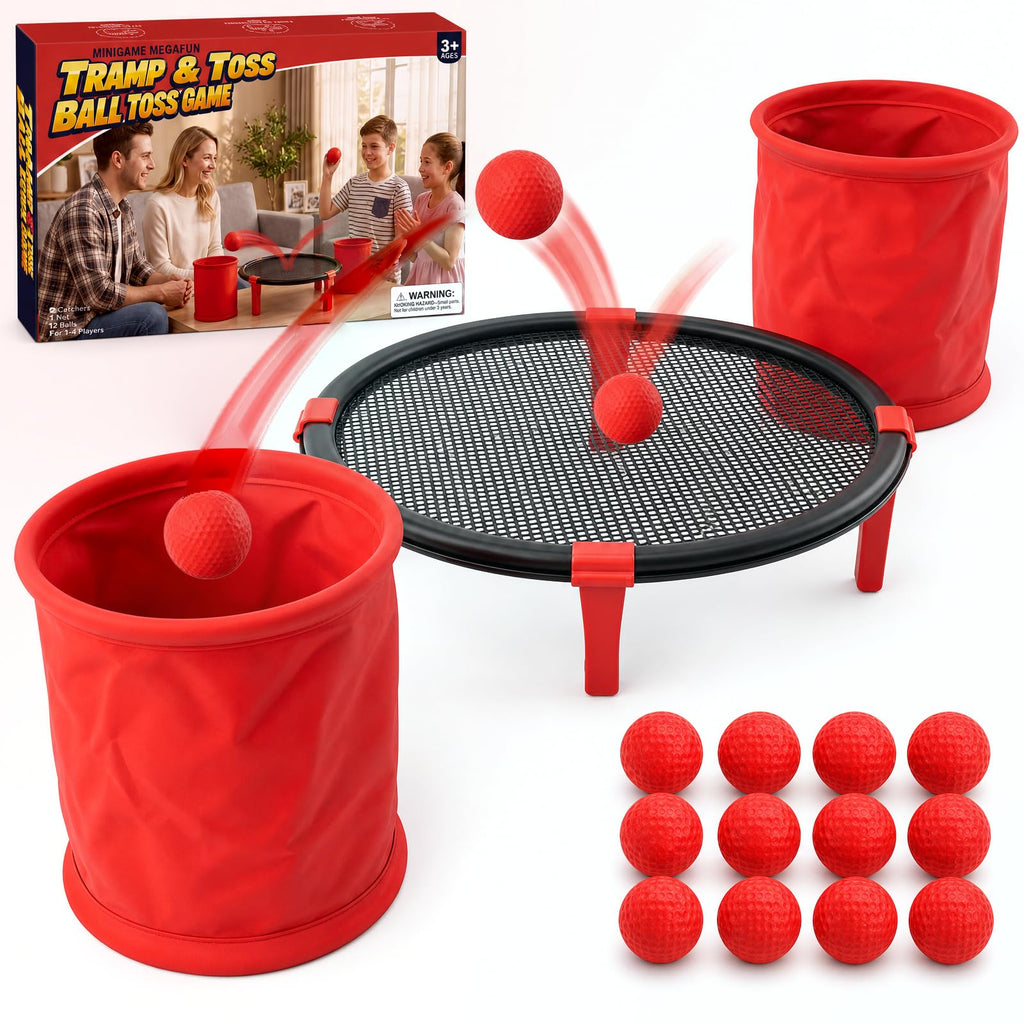 Ayeboovi Tabletop Bounce Ball Toss Game for Ages 6+