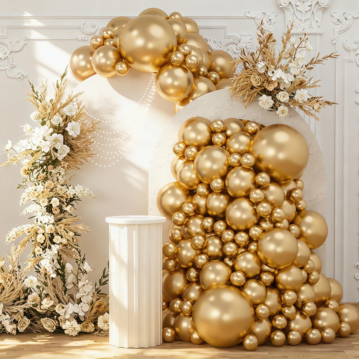 108-Piece Double-Stuffed Balloon Garland Arch Kit, 5–18 Inch