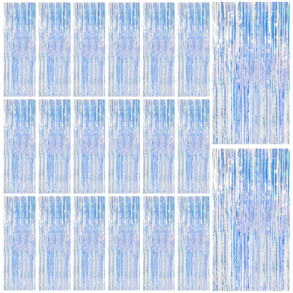 Tinsel Foil Fringe Backdrop Curtains for Party Photo Booths
