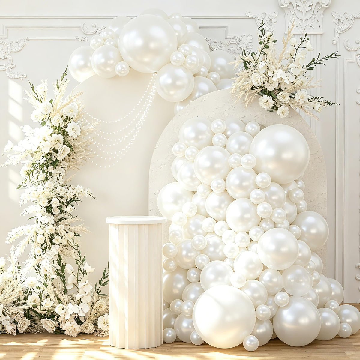 108-Piece Double-Stuffed Balloon Garland Arch Kit, 5–18 Inch