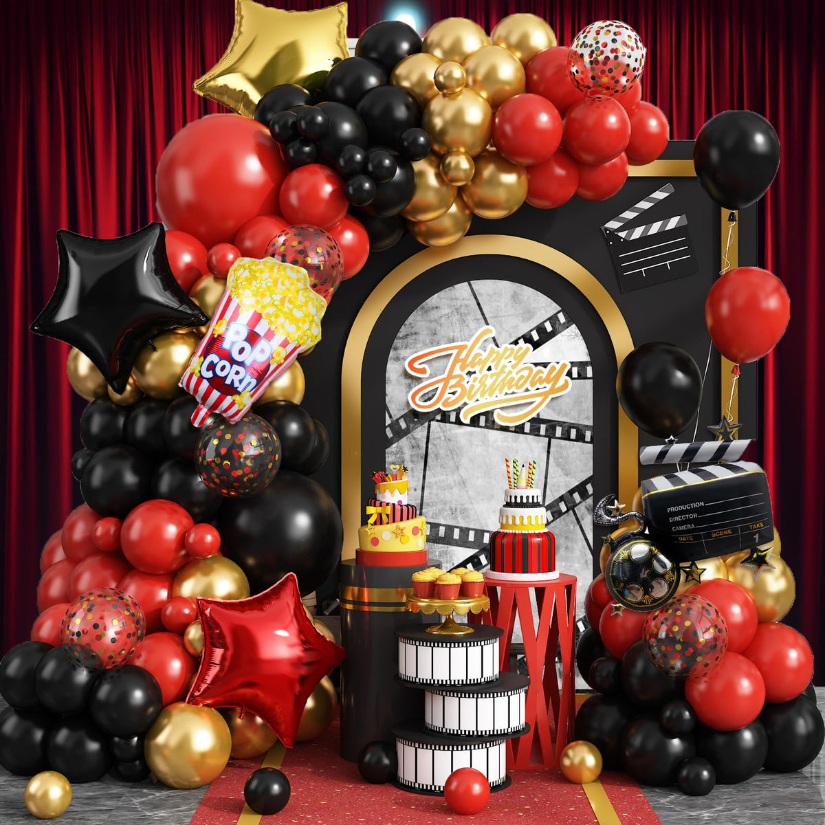 Video Game Balloon Garland Arch Kit with Controller Balloons