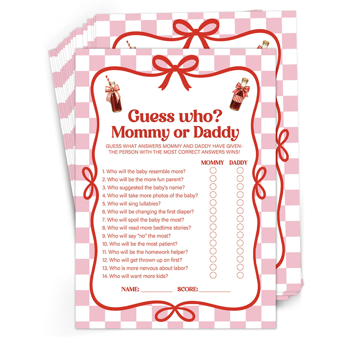 Gender-Neutral Baby Shower Games & Gender Reveal Decor