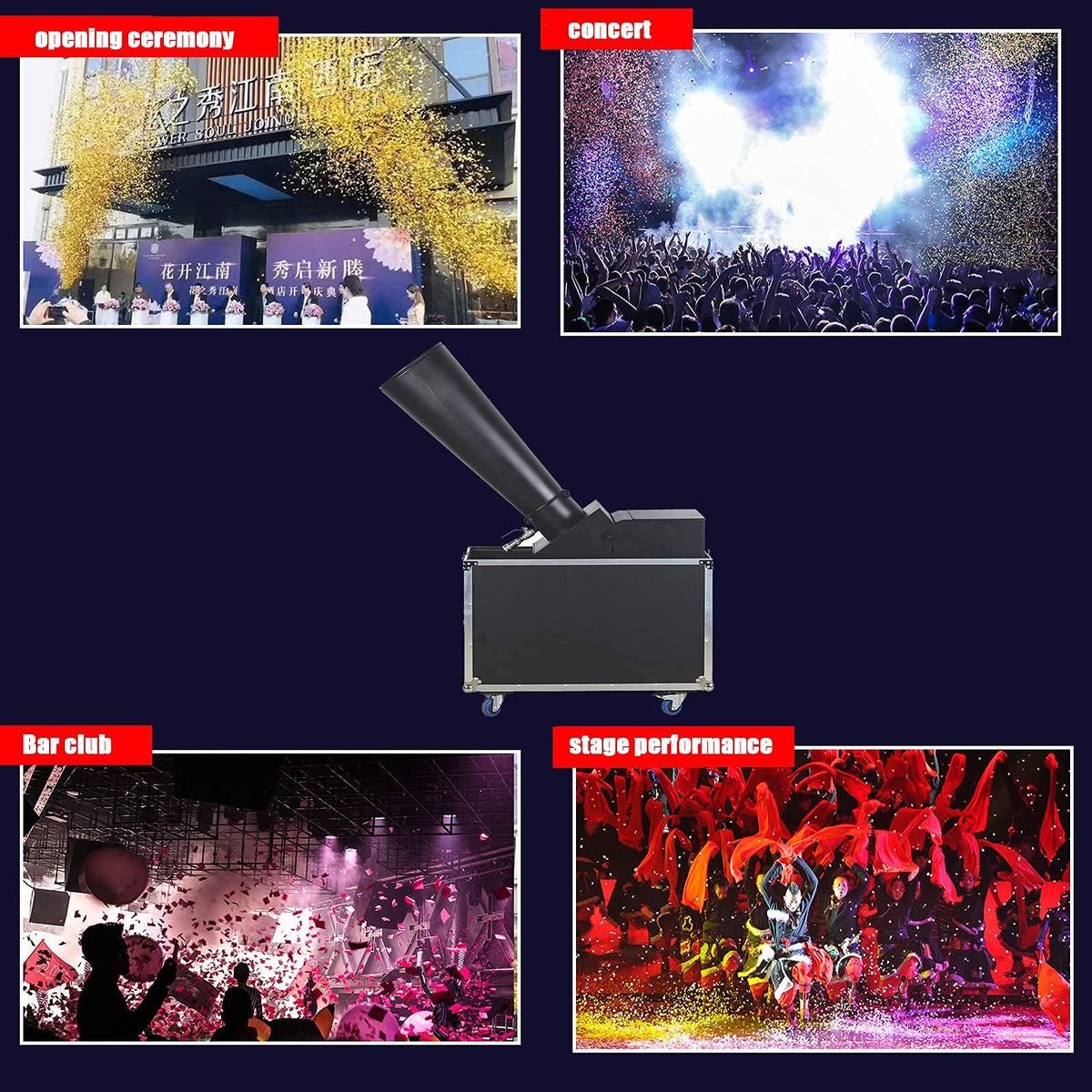 Manual CO2 Confetti Launcher for Weddings, Parties & Events