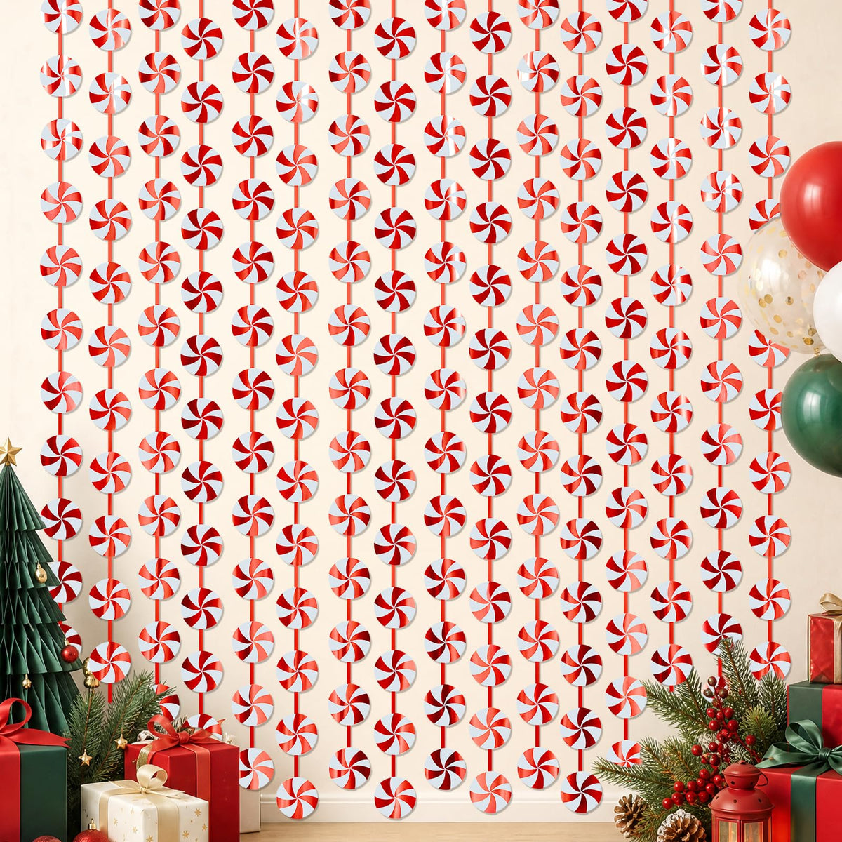 Mega-L Foil Fringe Curtains for Party Photo Backdrops