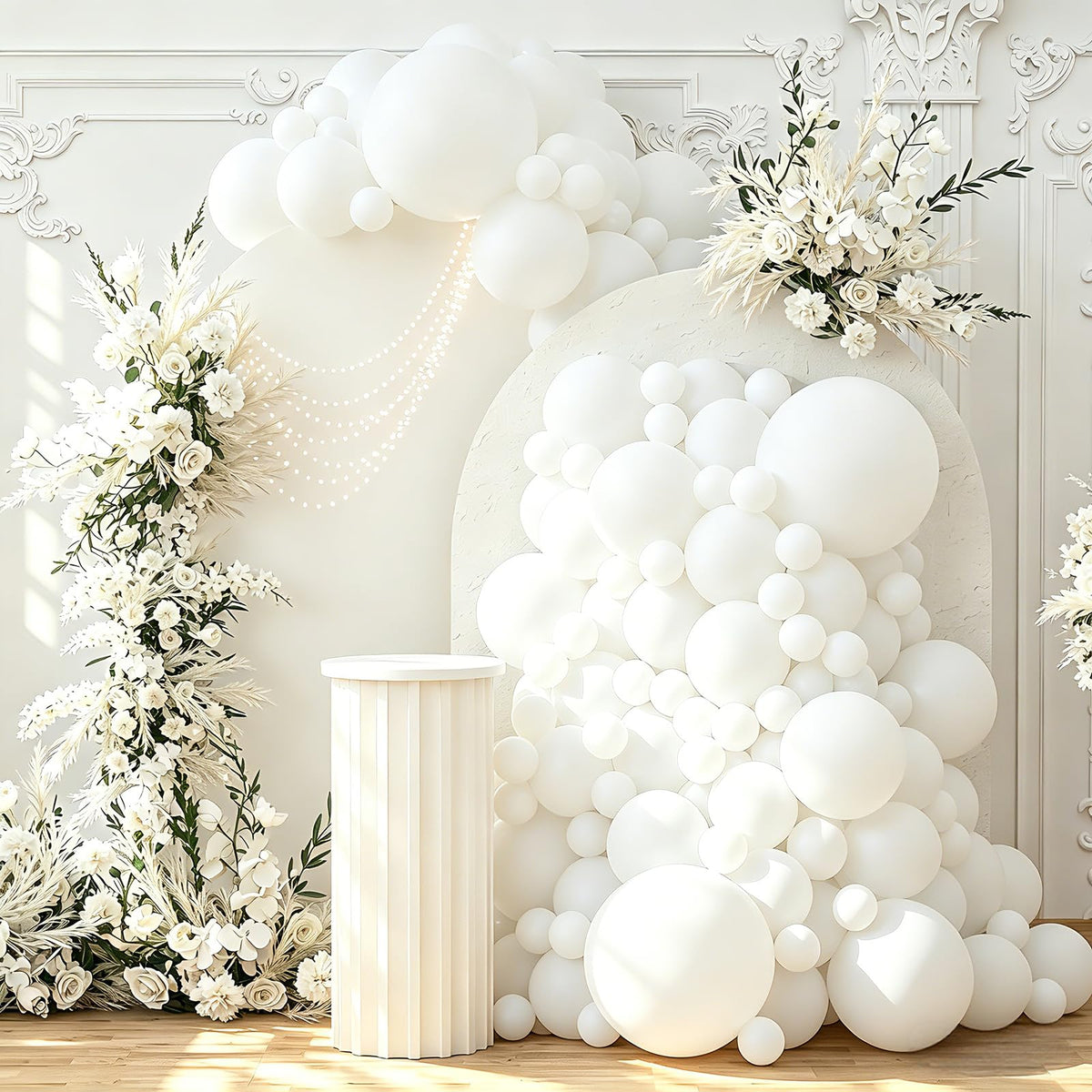 108-Piece Double-Stuffed Balloon Garland Arch Kit, 5–18 Inch