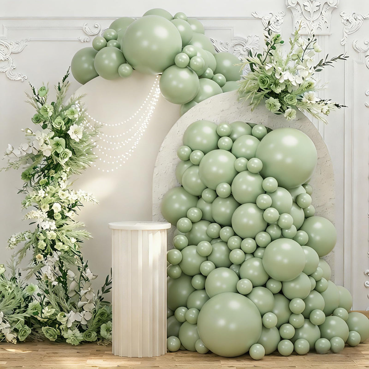 108-Piece Double-Stuffed Balloon Garland Arch Kit, 5–18 Inch
