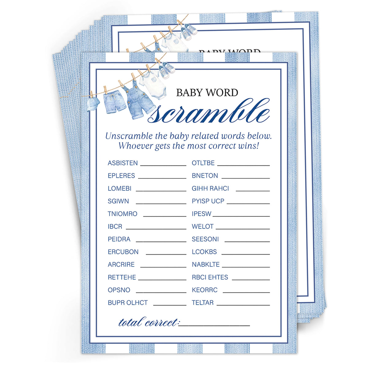 Gender-Neutral Baby Shower Games & Gender Reveal Decor