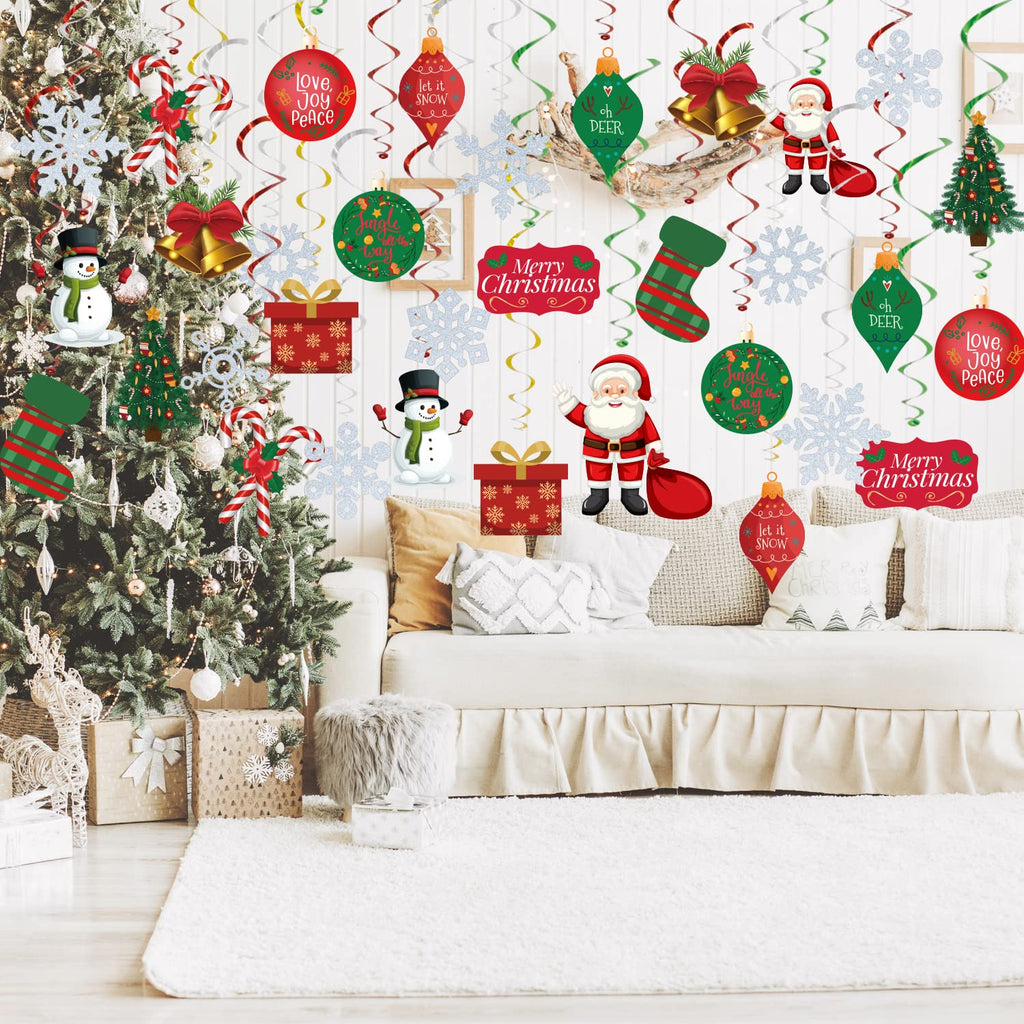 GOER Hanging Swirl Decorations for Parties & Events