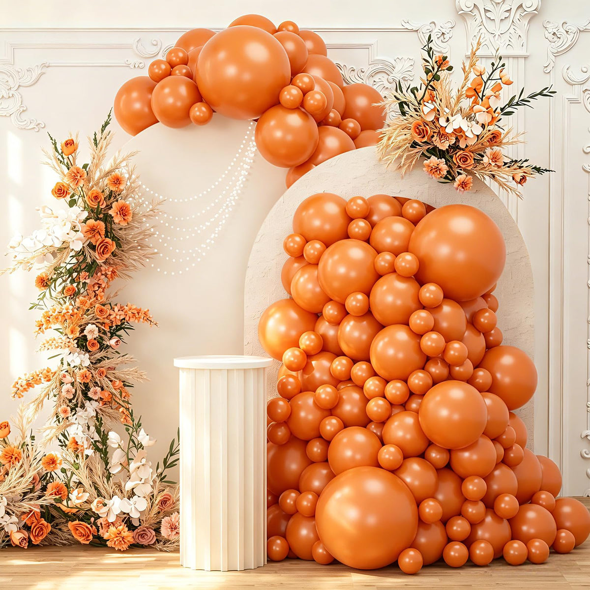 108-Piece Double-Stuffed Balloon Garland Arch Kit, 5–18 Inch