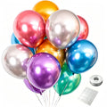 100-Pack 12-Inch Metallic Rose Gold Balloons for Parties