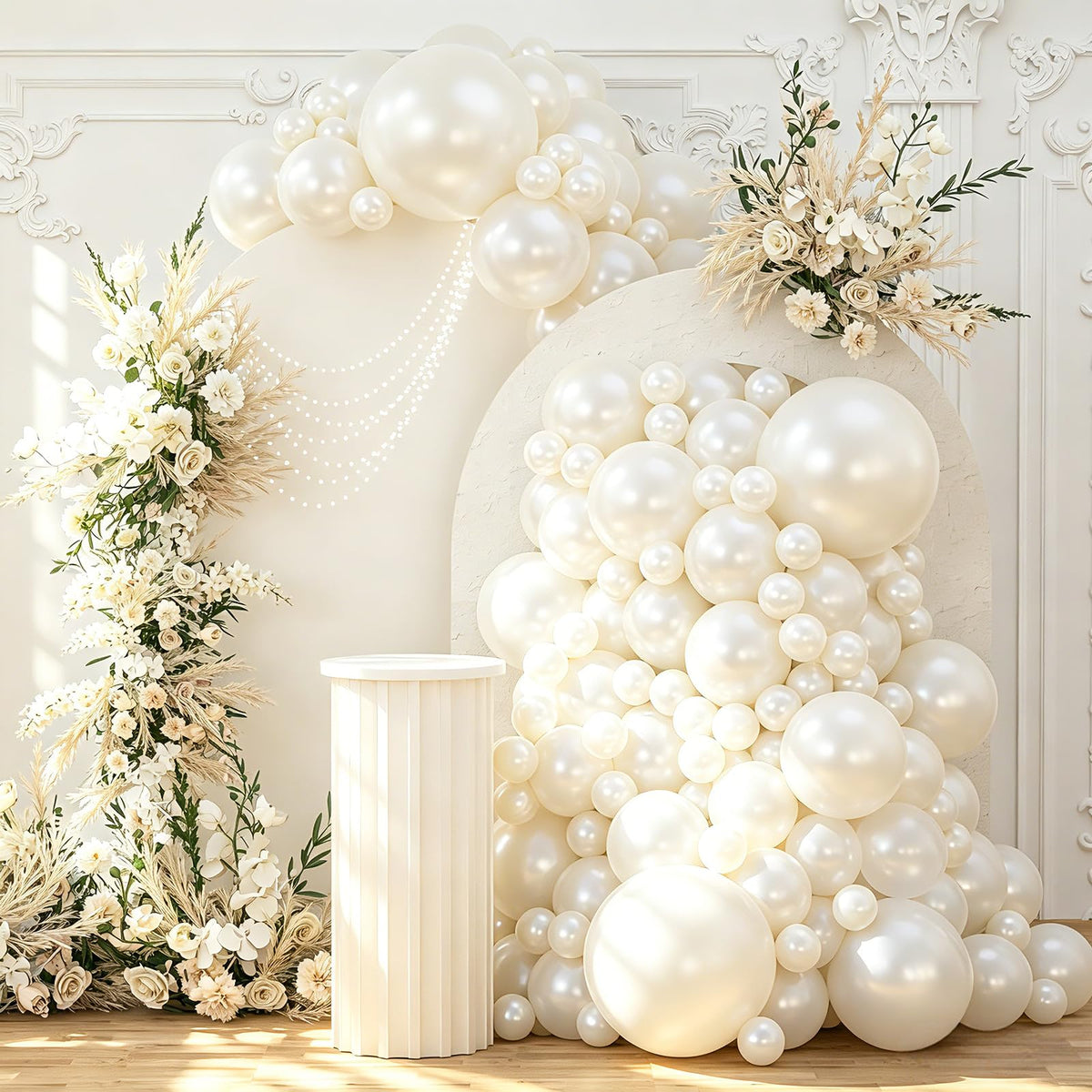 108-Piece Double-Stuffed Balloon Garland Arch Kit, 5–18 Inch