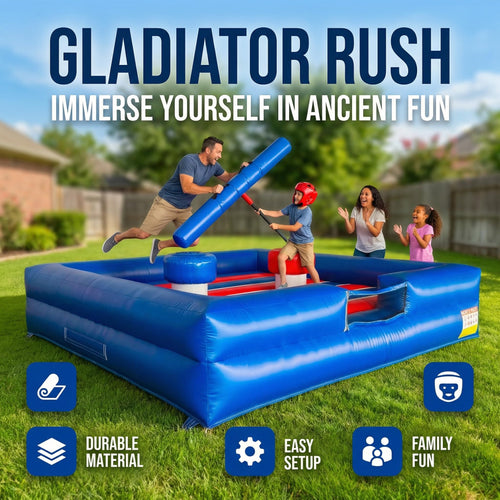 13x13FT Inflatable Gladiator Joust Arena with Blower