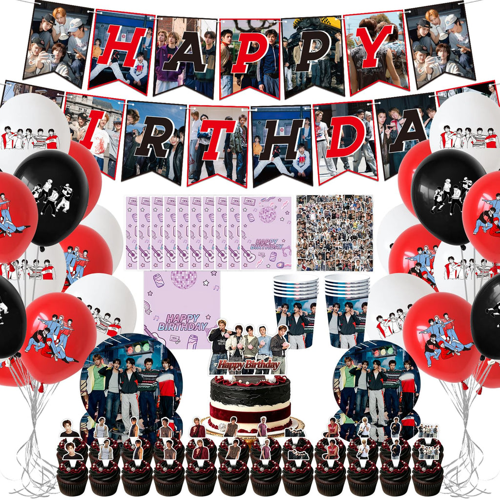 Cooortiis Birthday Cupcake Decorations & Cake Topper Kit