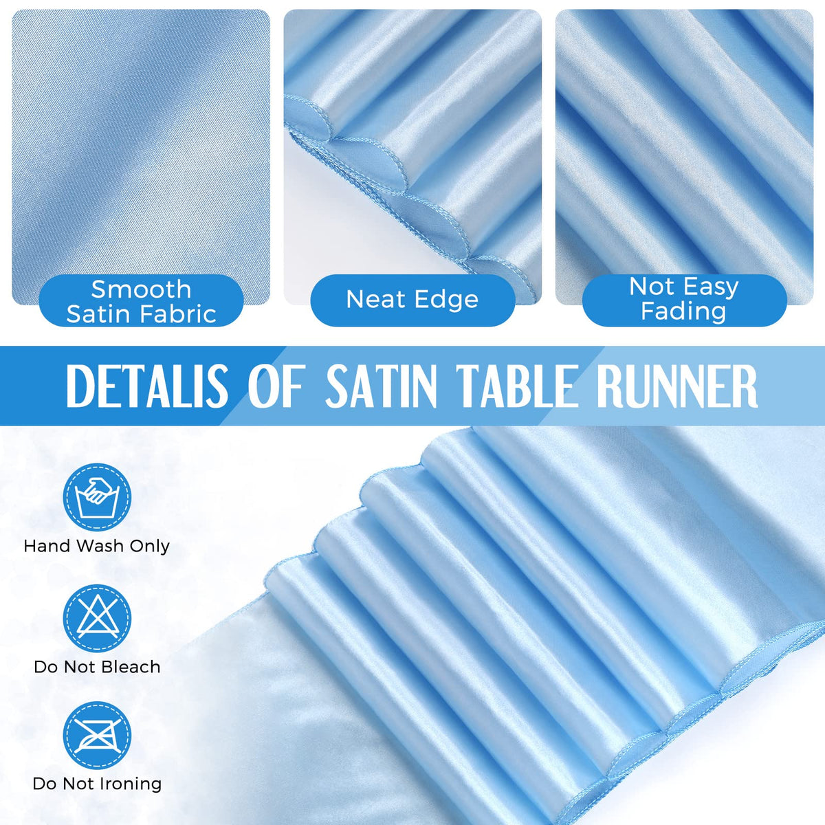 Breling Tablecloths & Table Runner Set for Party Tables