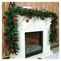 2.7m Green Christmas Garland for Holiday Party Decor
