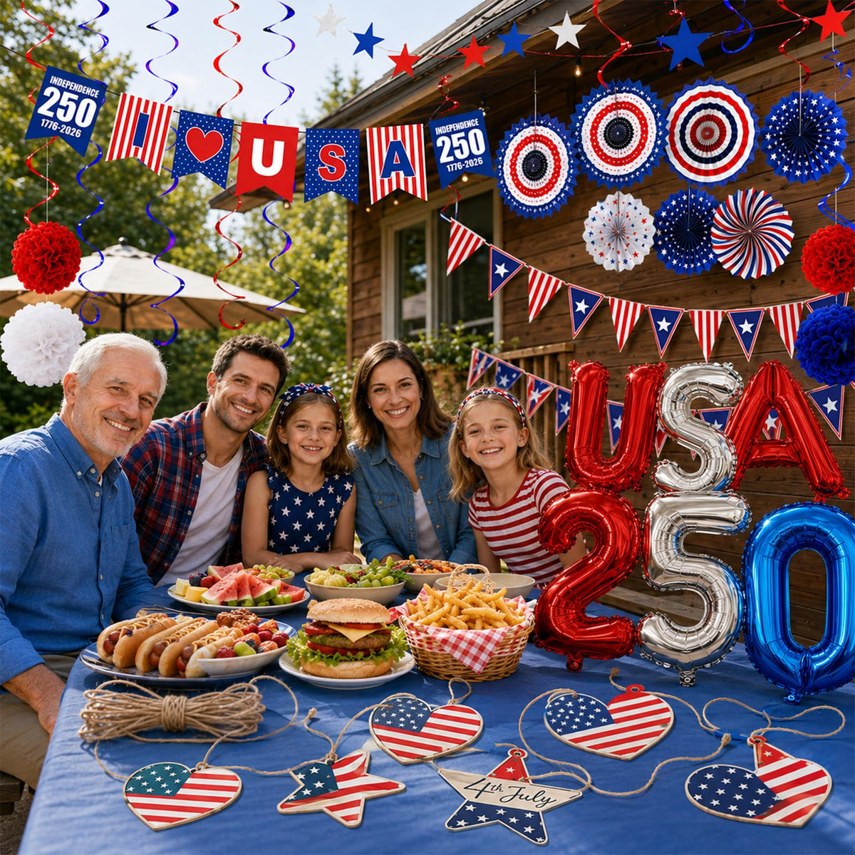 Party Decorations Kit for Birthdays and Celebrations