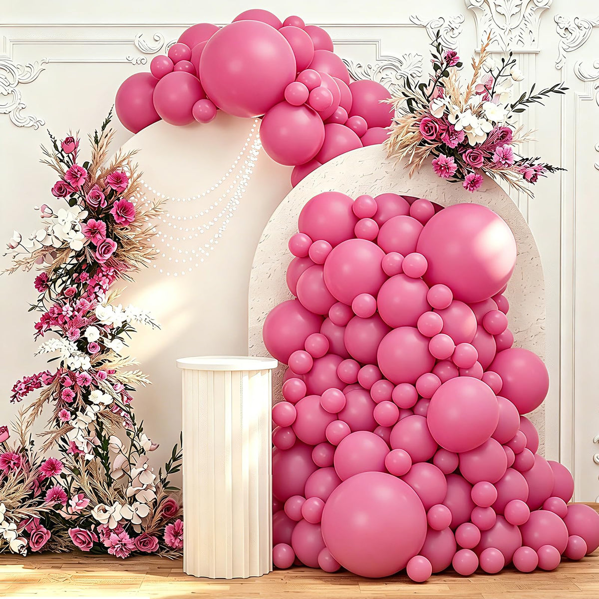 108-Piece Double-Stuffed Balloon Garland Arch Kit, 5–18 Inch