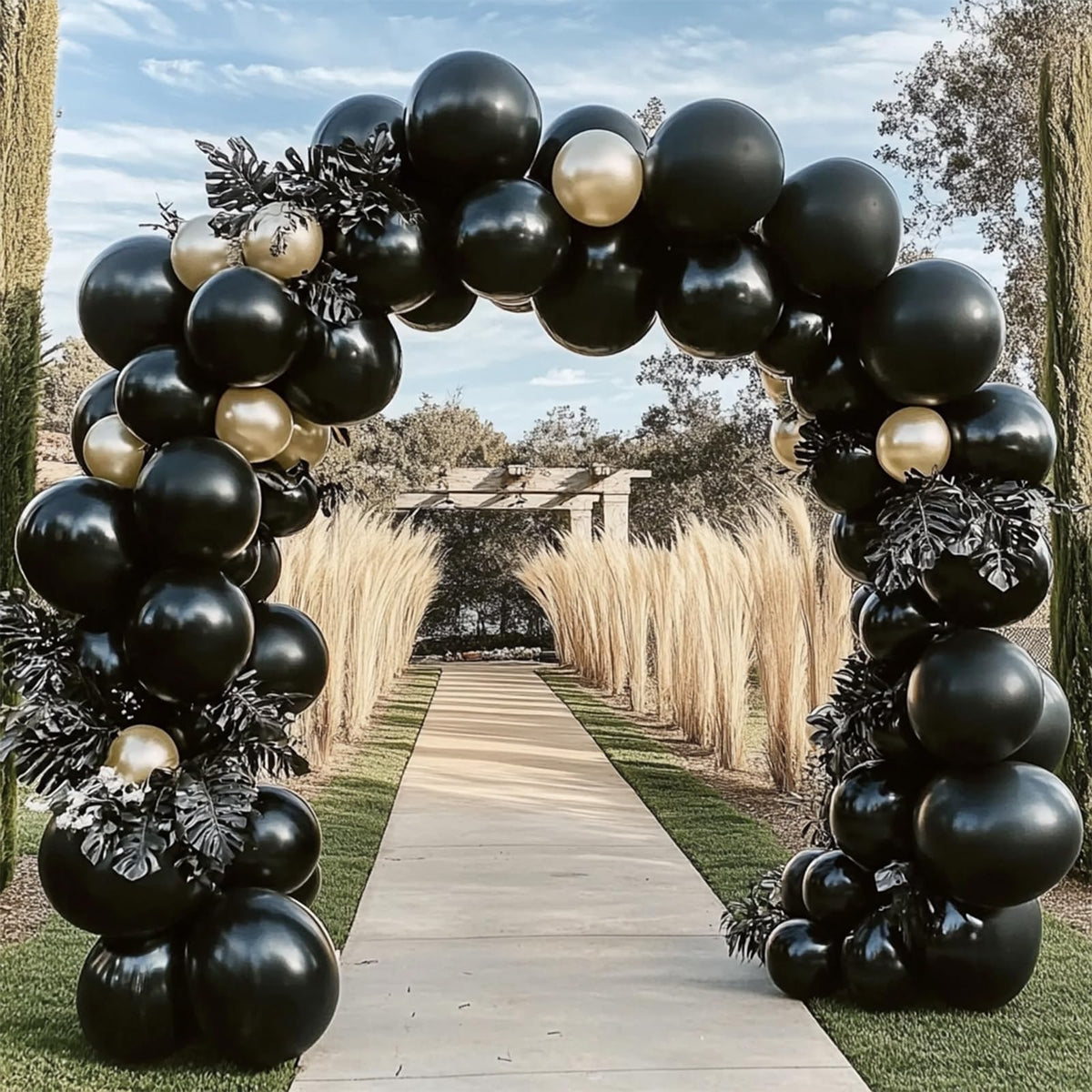 108-Piece Double-Stuffed Balloon Garland Arch Kit, 5–18 Inch