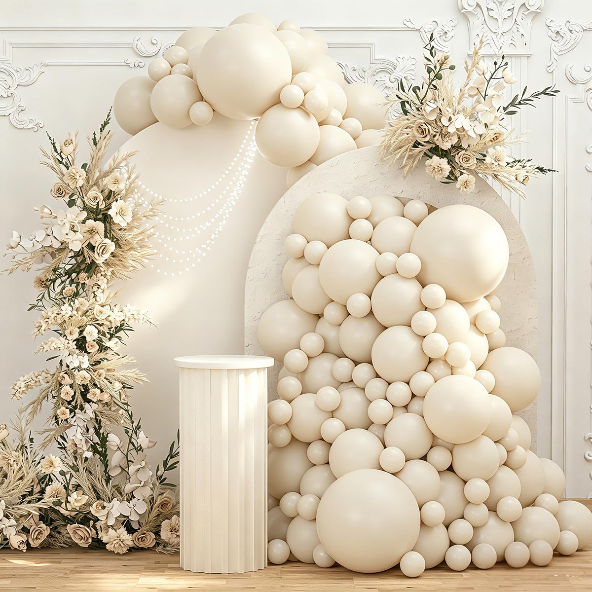 108-Piece Double-Stuffed Balloon Garland Arch Kit, 5–18 Inch