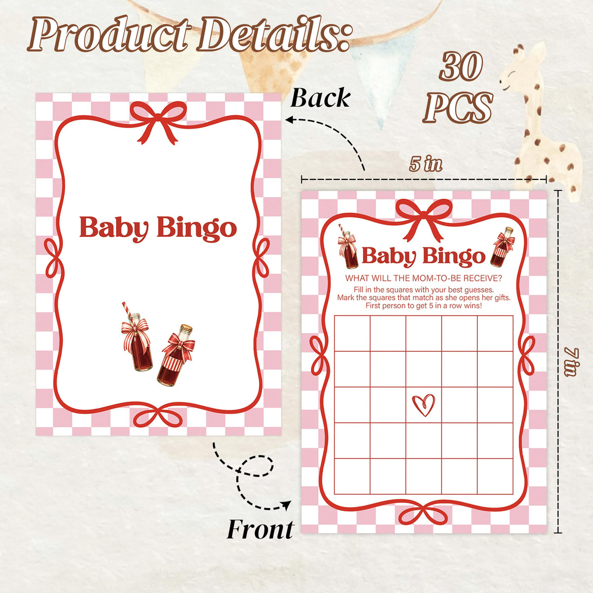 Gender-Neutral Baby Shower Games & Gender Reveal Decor
