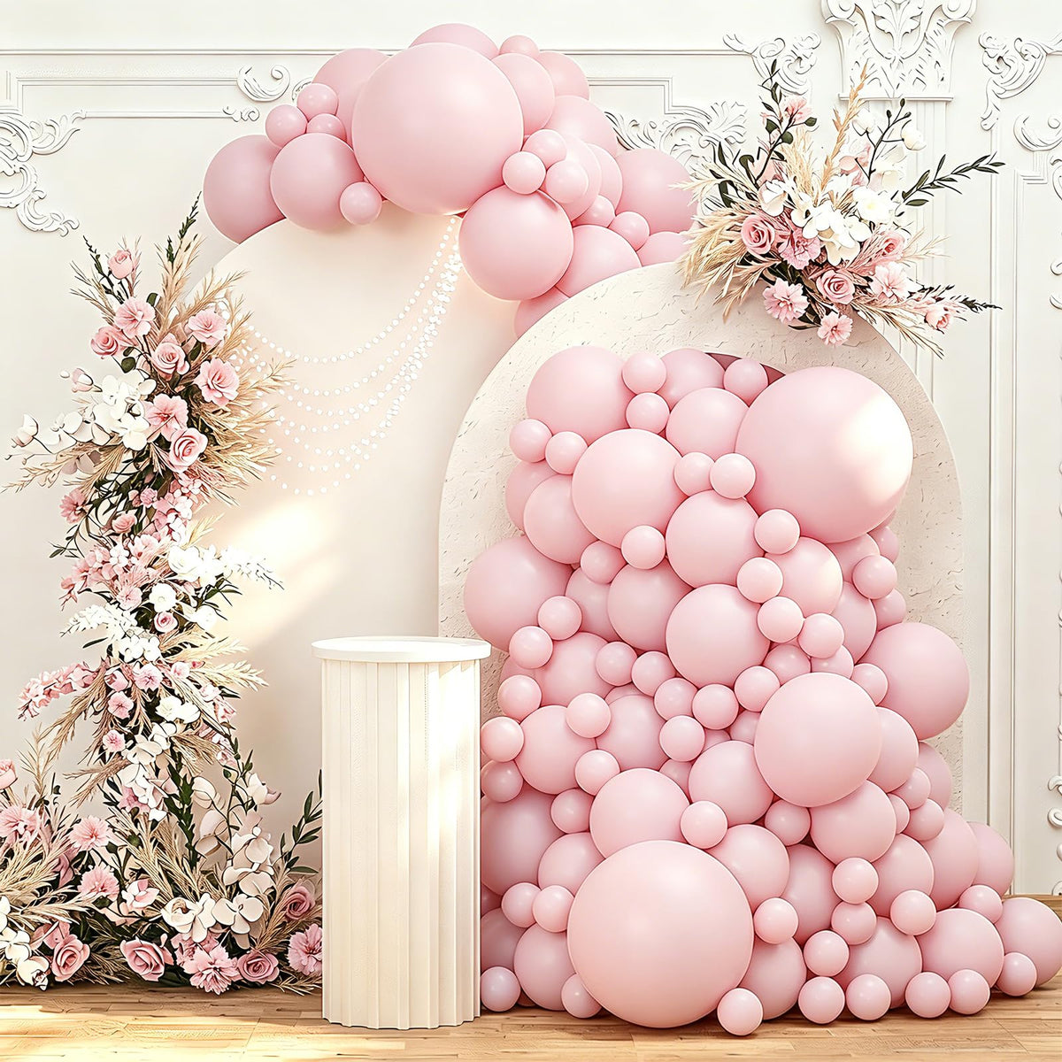 108-Piece Double-Stuffed Balloon Garland Arch Kit, 5–18 Inch