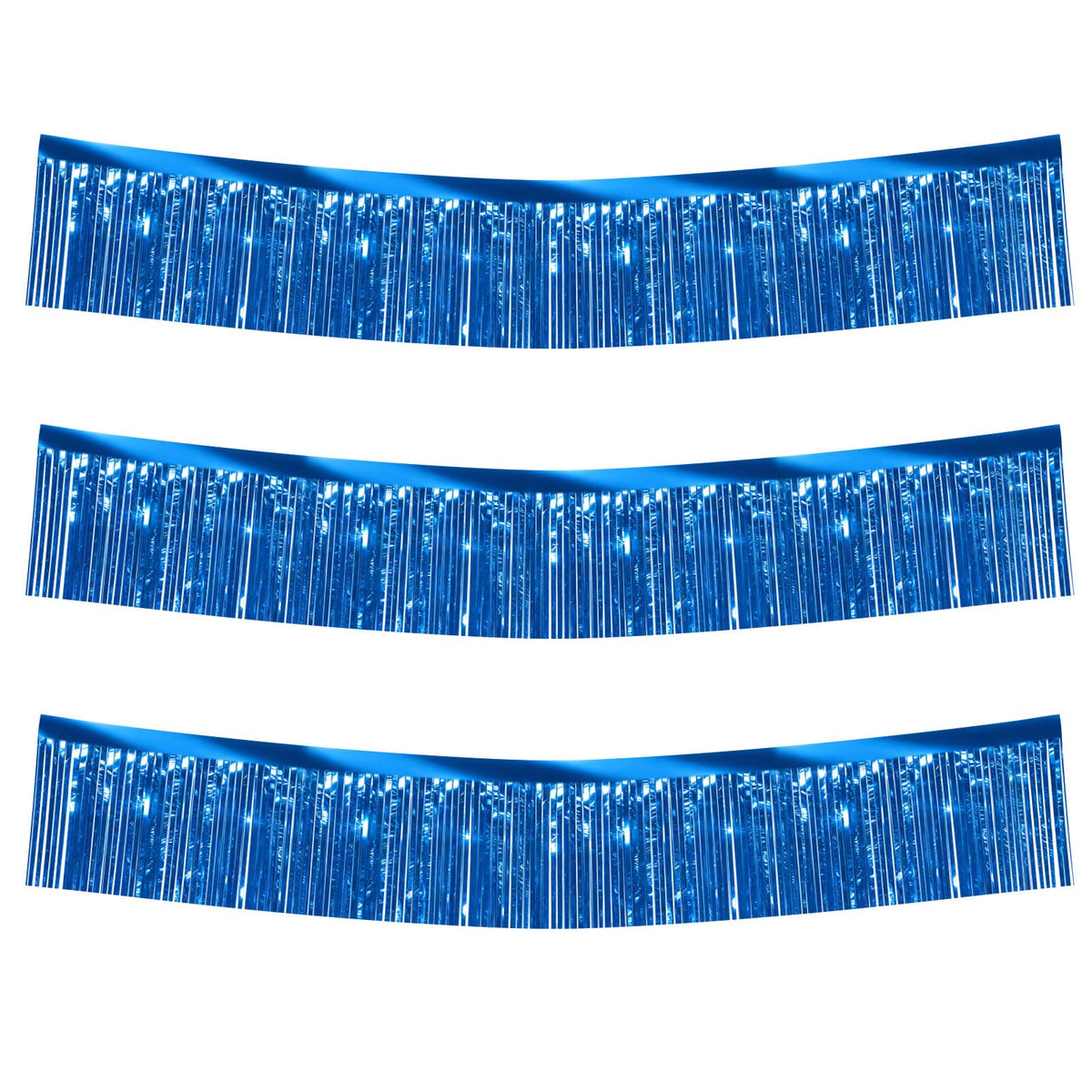 3-Pack 30FT Metallic Foil Fringe Garland Streamers