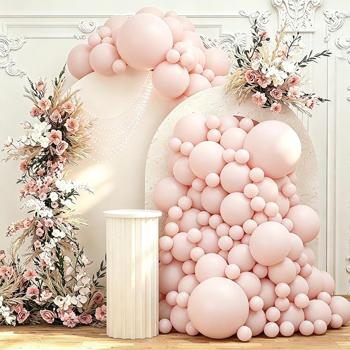 108-Piece Double-Stuffed Balloon Garland Arch Kit, 5–18 Inch