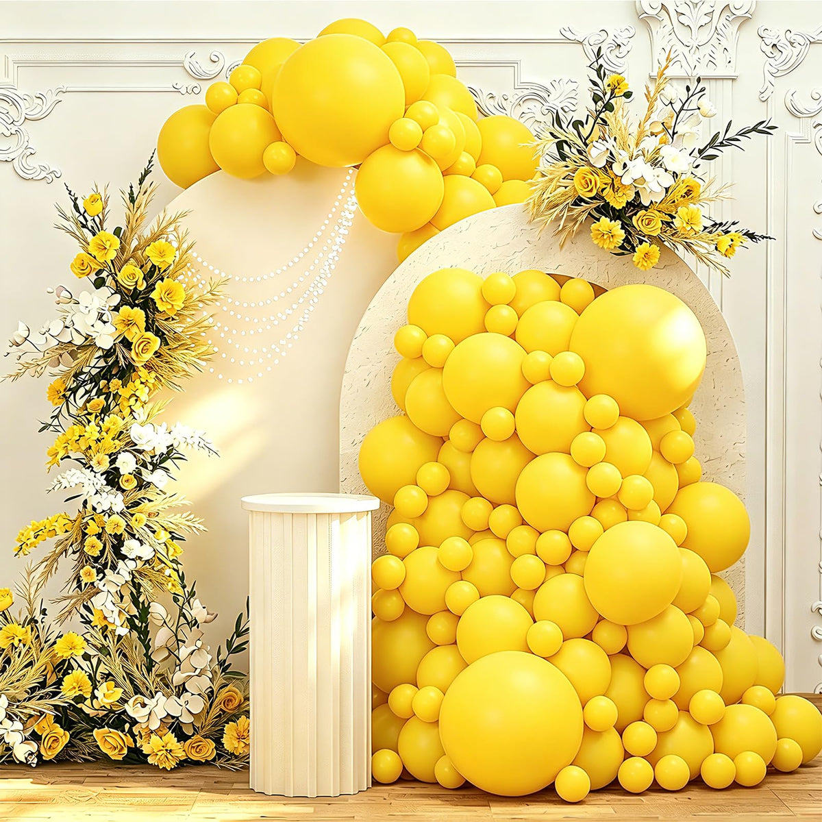 108-Piece Double-Stuffed Balloon Garland Arch Kit, 5–18 Inch
