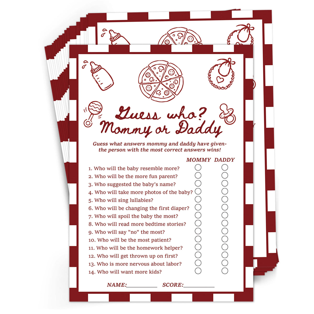 Gender-Neutral Baby Shower Games & Gender Reveal Decor