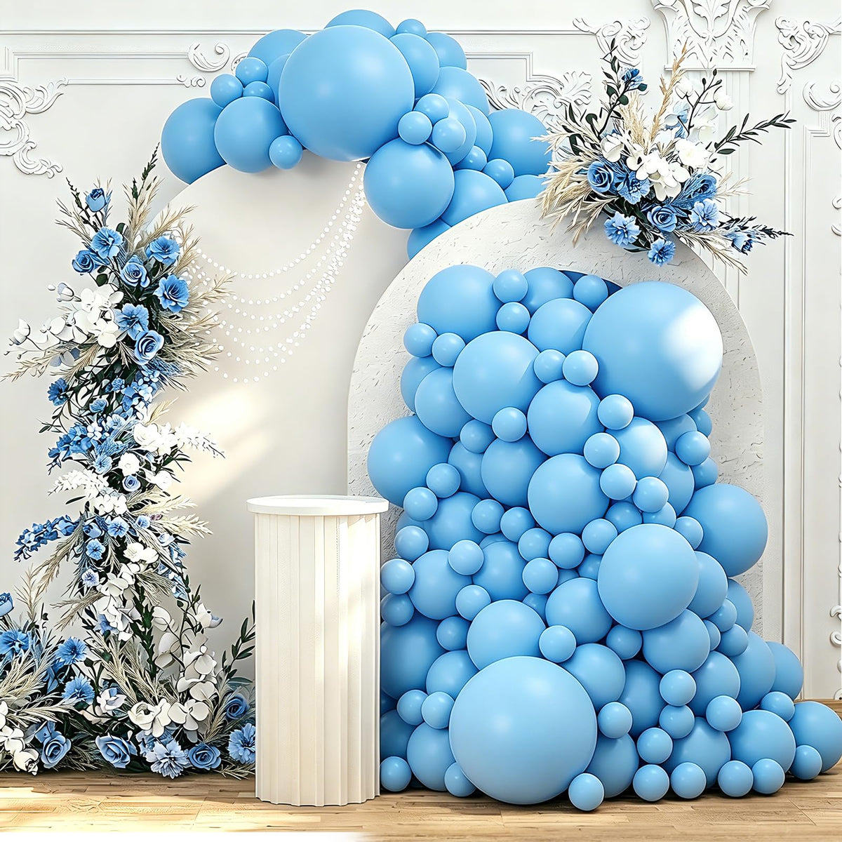 108-Piece Double-Stuffed Balloon Garland Arch Kit, 5–18 Inch