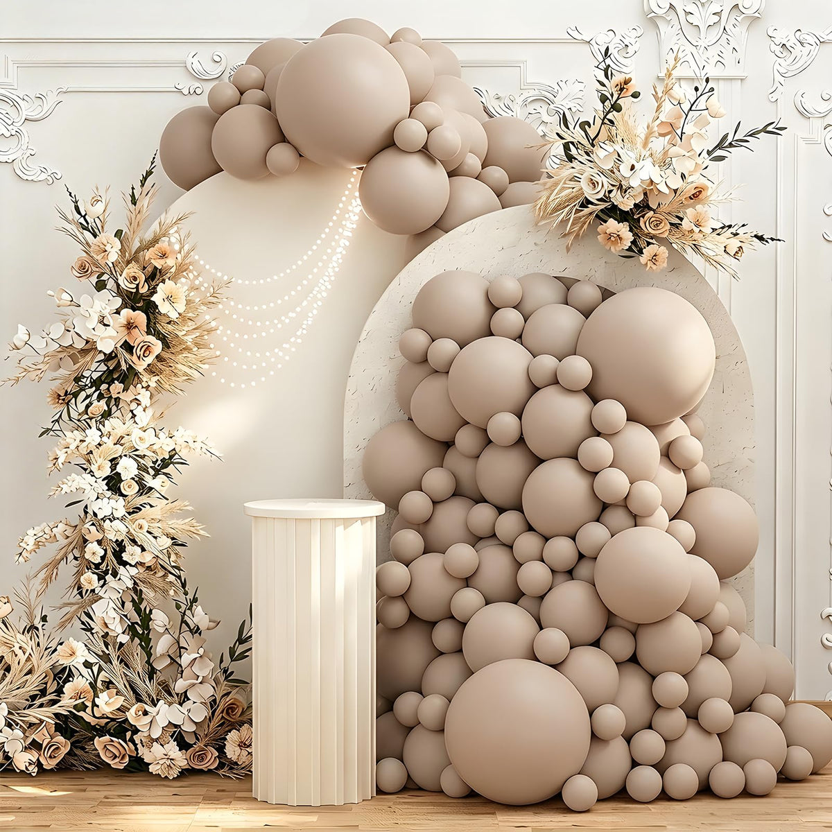 108-Piece Double-Stuffed Balloon Garland Arch Kit, 5–18 Inch
