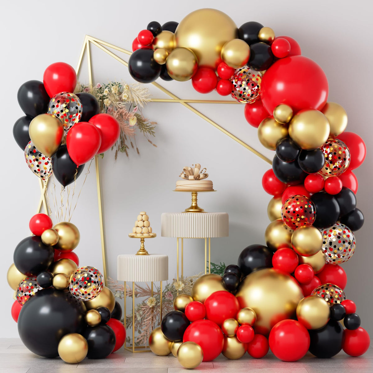 COKAOBE Mixed Color Balloon Garland Arch Kit for Parties