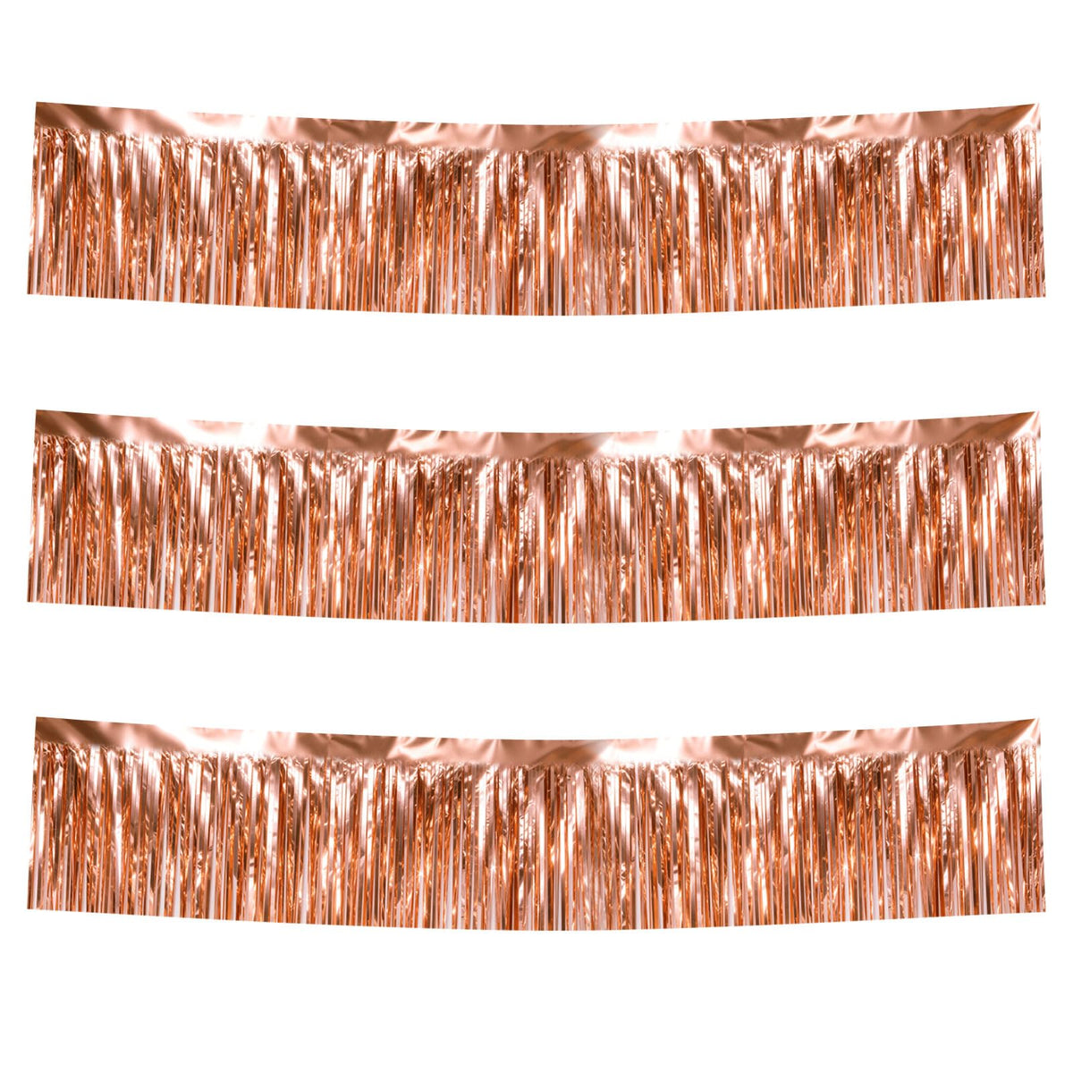 3-Pack 30FT Metallic Foil Fringe Garland Streamers