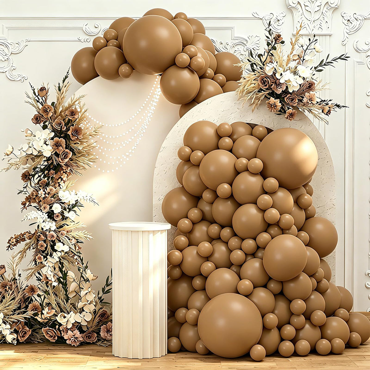 108-Piece Double-Stuffed Balloon Garland Arch Kit, 5–18 Inch