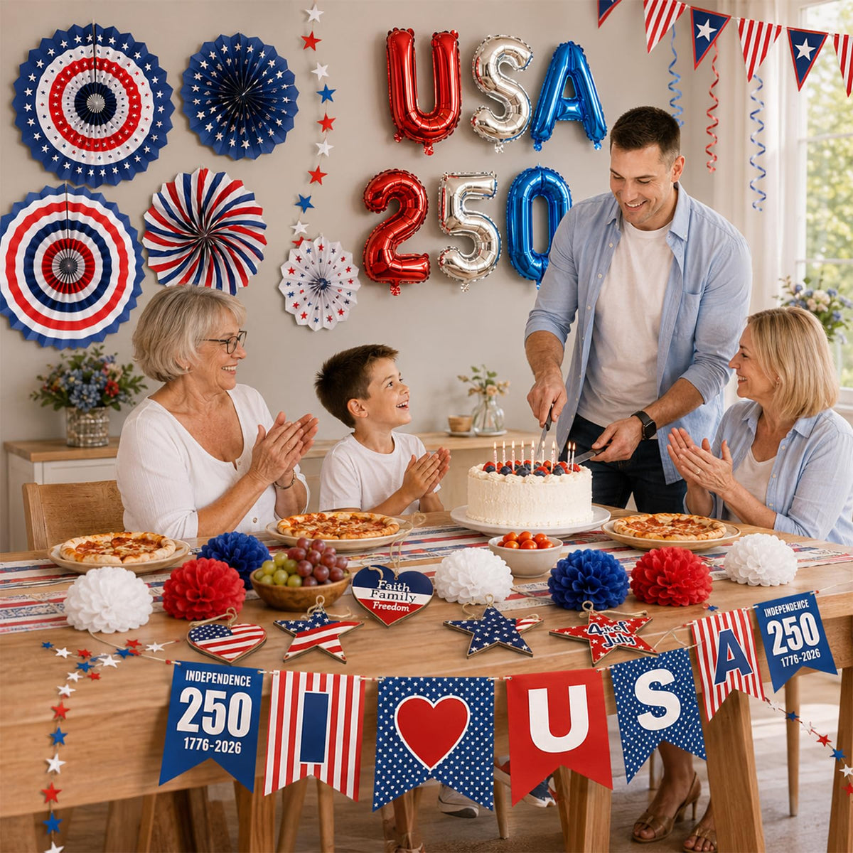 Party Decorations Kit for Birthdays and Celebrations