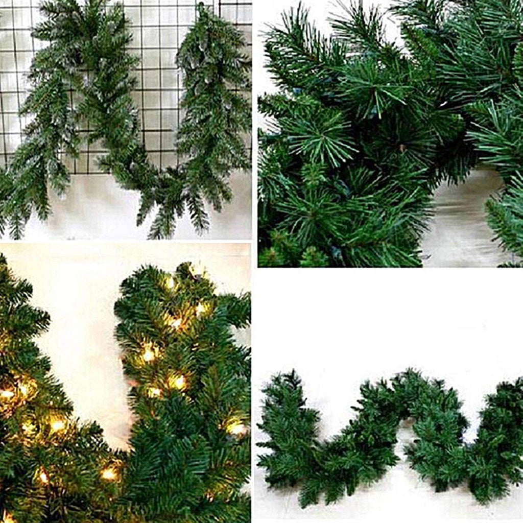 2.7m Green Christmas Garland for Holiday Party Decor