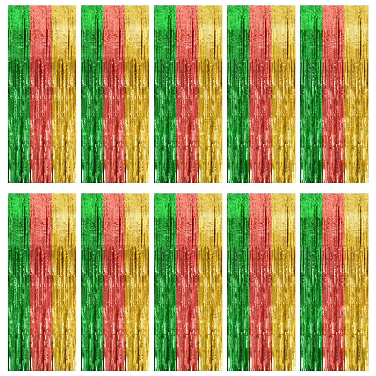 Tinsel Foil Fringe Backdrop Curtains for Party Photo Booths