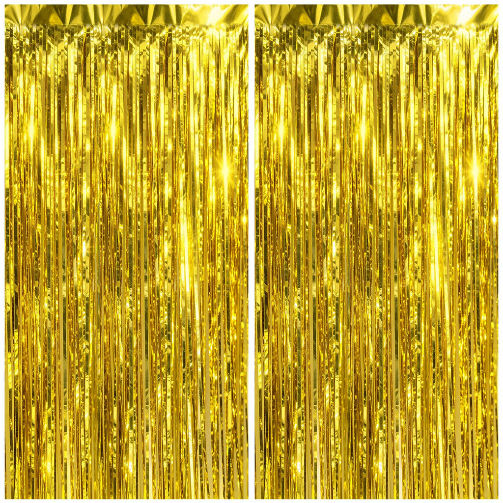 Tinsel Foil Fringe Backdrop Curtains for Party Photo Booths