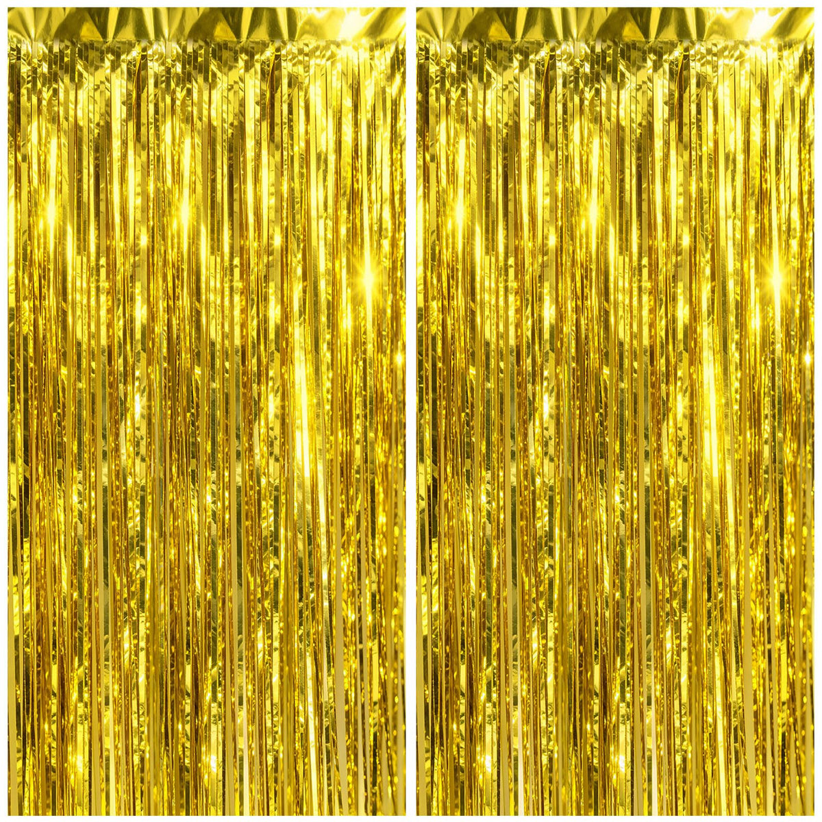 Tinsel Foil Fringe Backdrop Curtains for Party Photo Booths